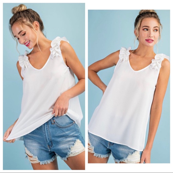 Tops - New Ruffle Detail Top!